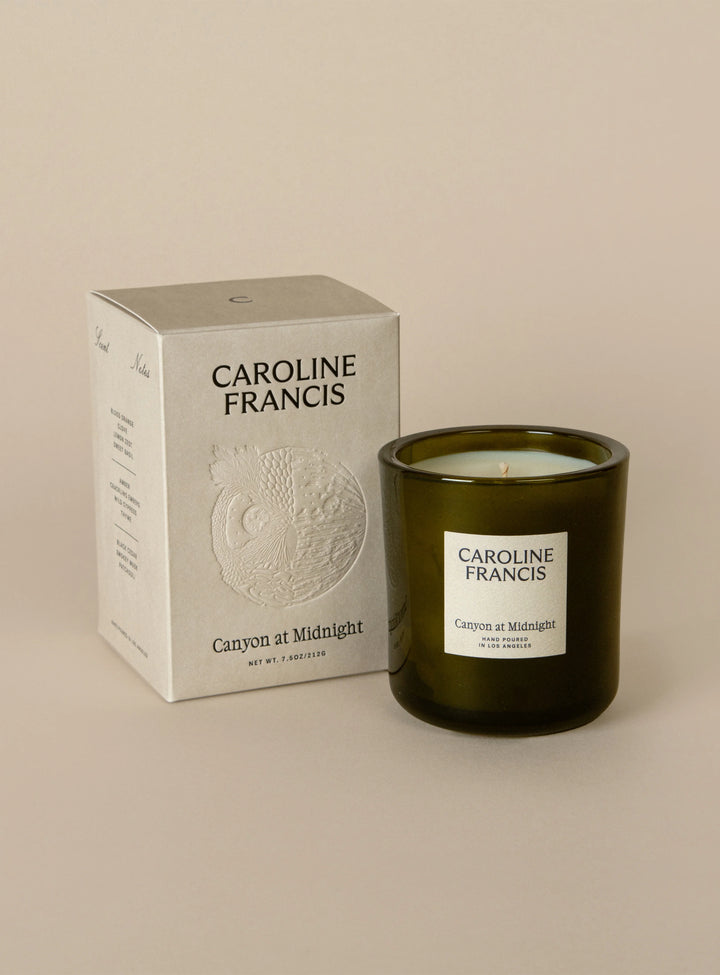 Caroline Francis –  Canyon at Midnight Candle