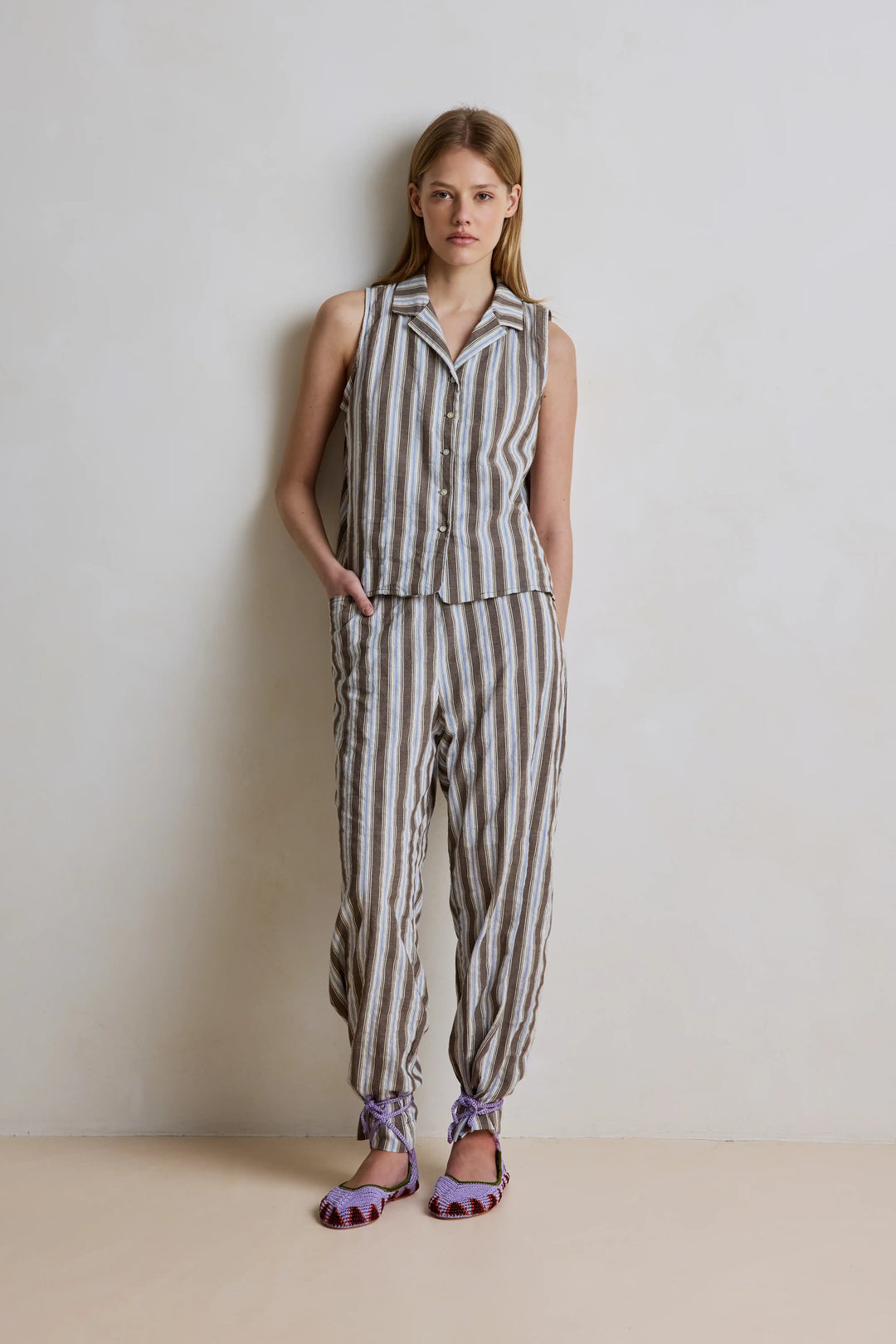 Hod - Mimi Shirt in Cedar Stripe