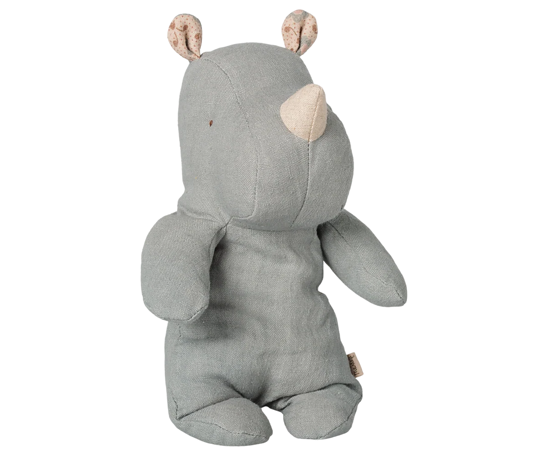Maileg - Safari Friends Small Rhino in Vintage Blue