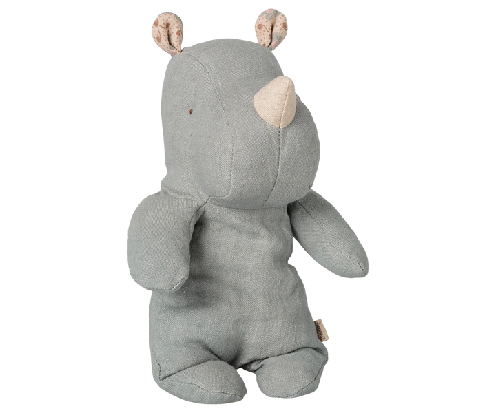 Maileg - Safari Friends Small Rhino in Vintage Blue
