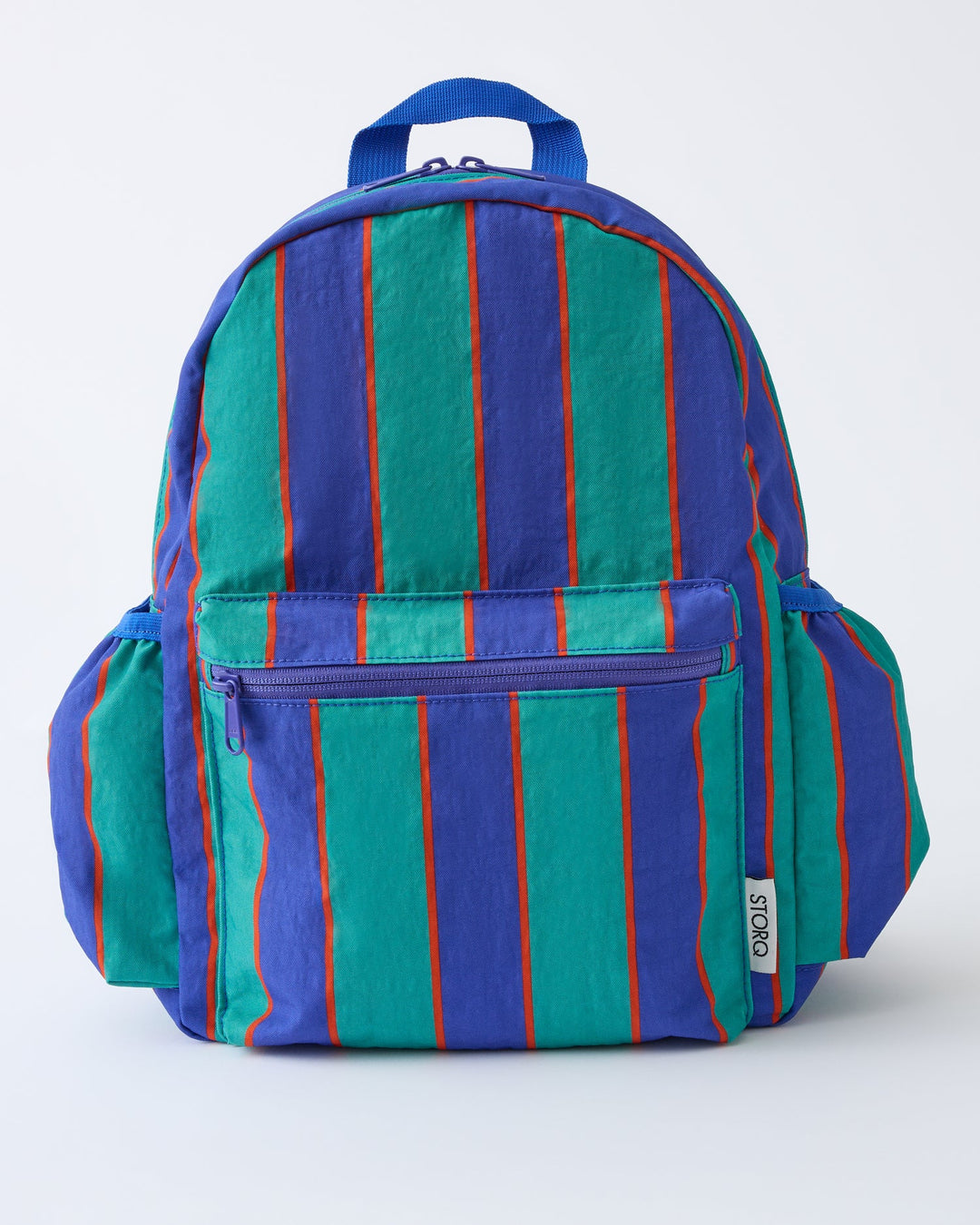 Kindred Bravely -  Cool Kid Backpack in Green & Blue Stripe