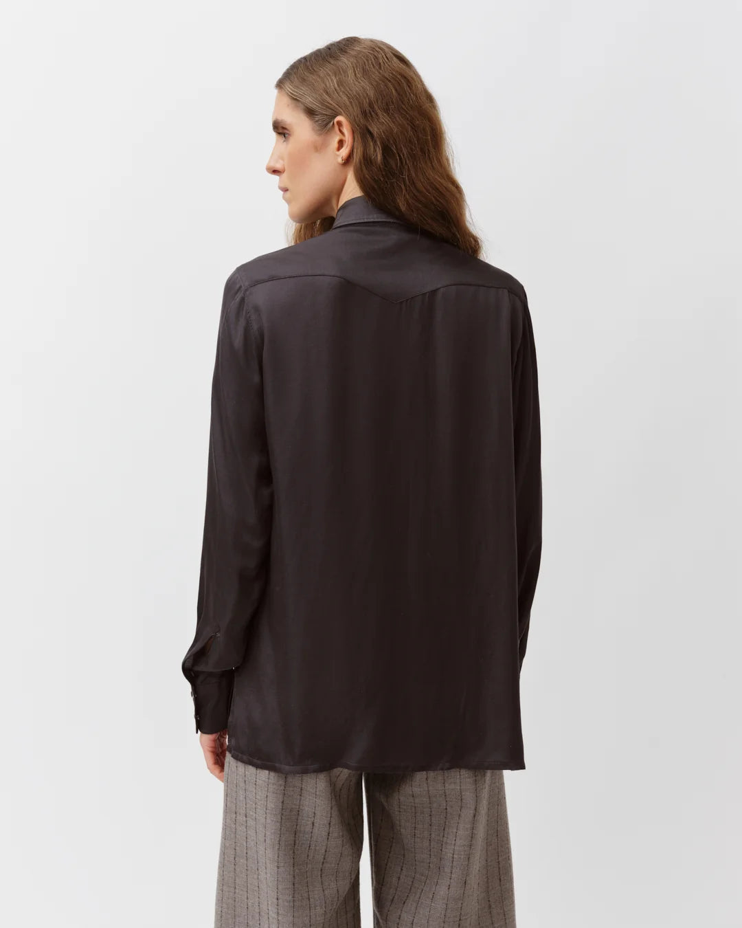 Diega - Coryda Button Down Blouse in Black