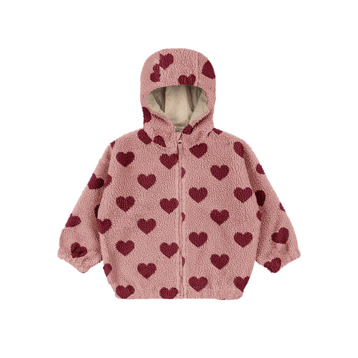 Konges Slojd - Jody Teddy Hoodie in Hearts
