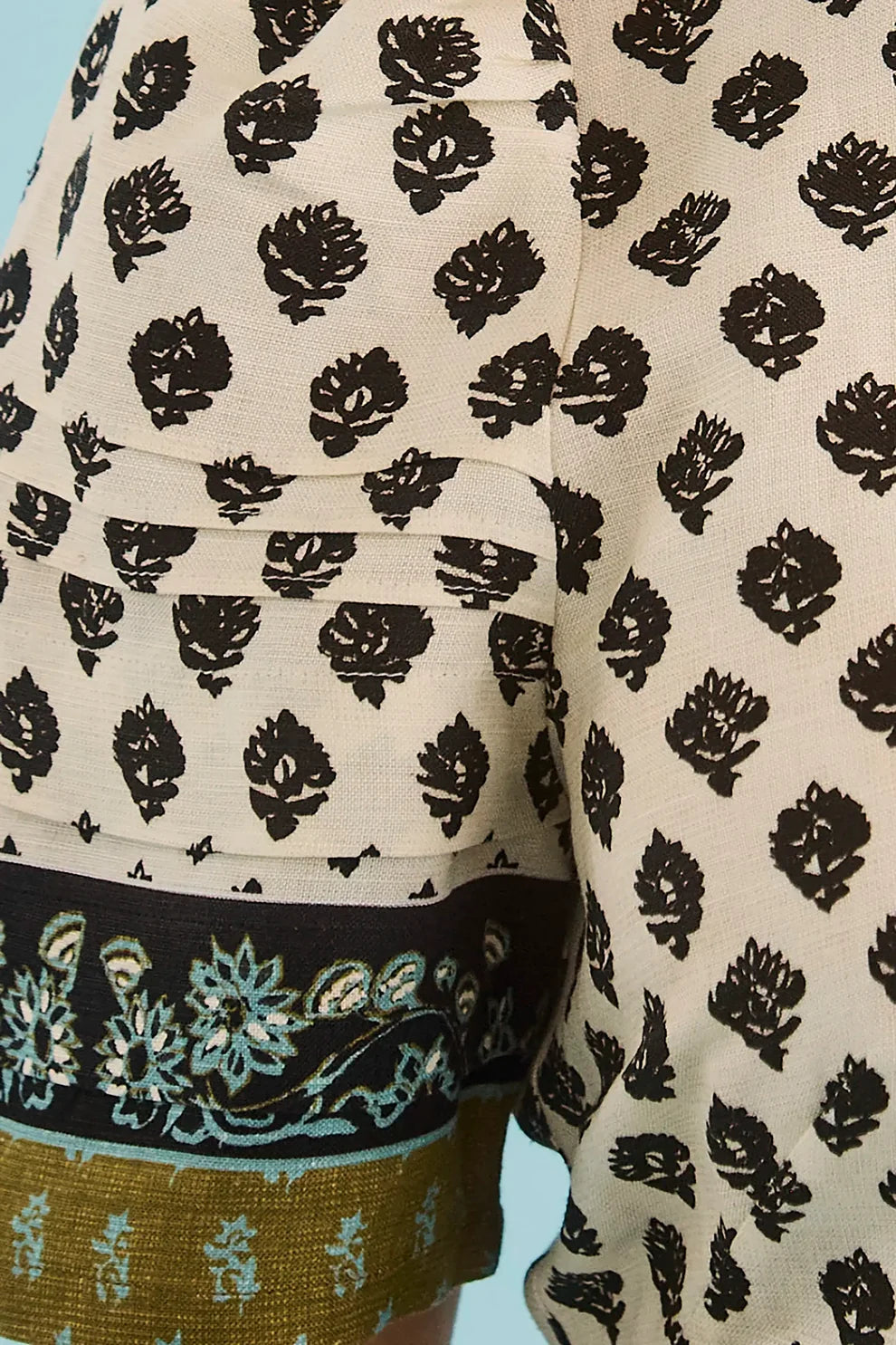 Hunter Bell - Casey Dress in Thistle & Vine Cream
