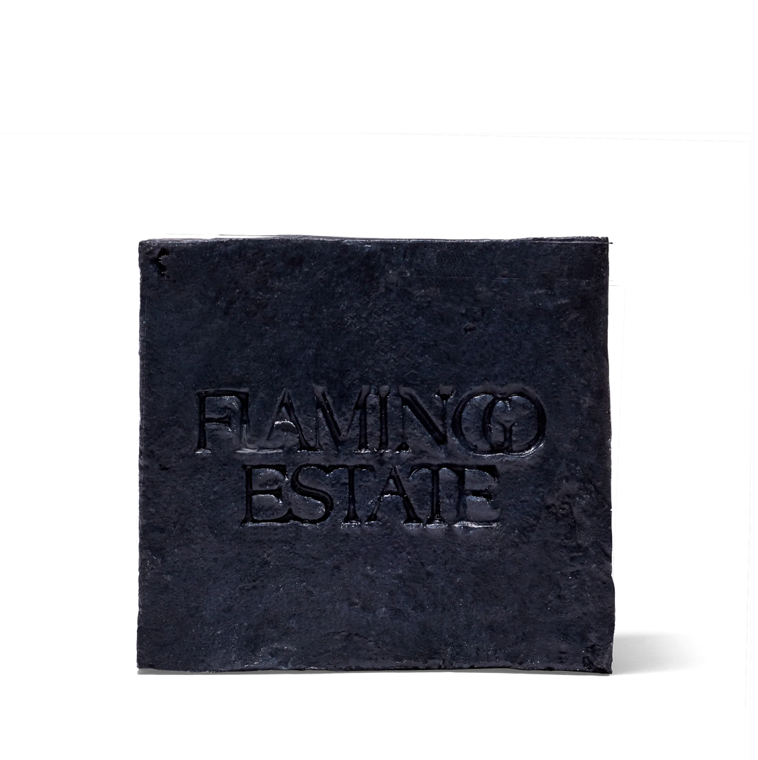 Flamingo Estate – Lavender Activated Charcoal Soap Brick