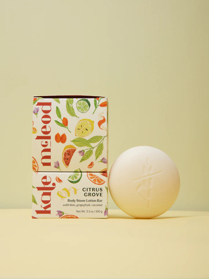 Kate Mcleod – Limited Edition Citrus Grove Stone Solid Lotion Bar