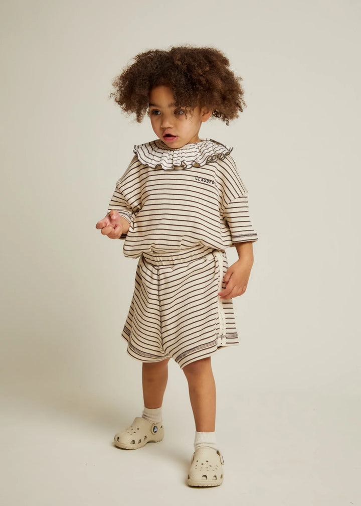 Claude & Co – Harper Coco Stripe Short