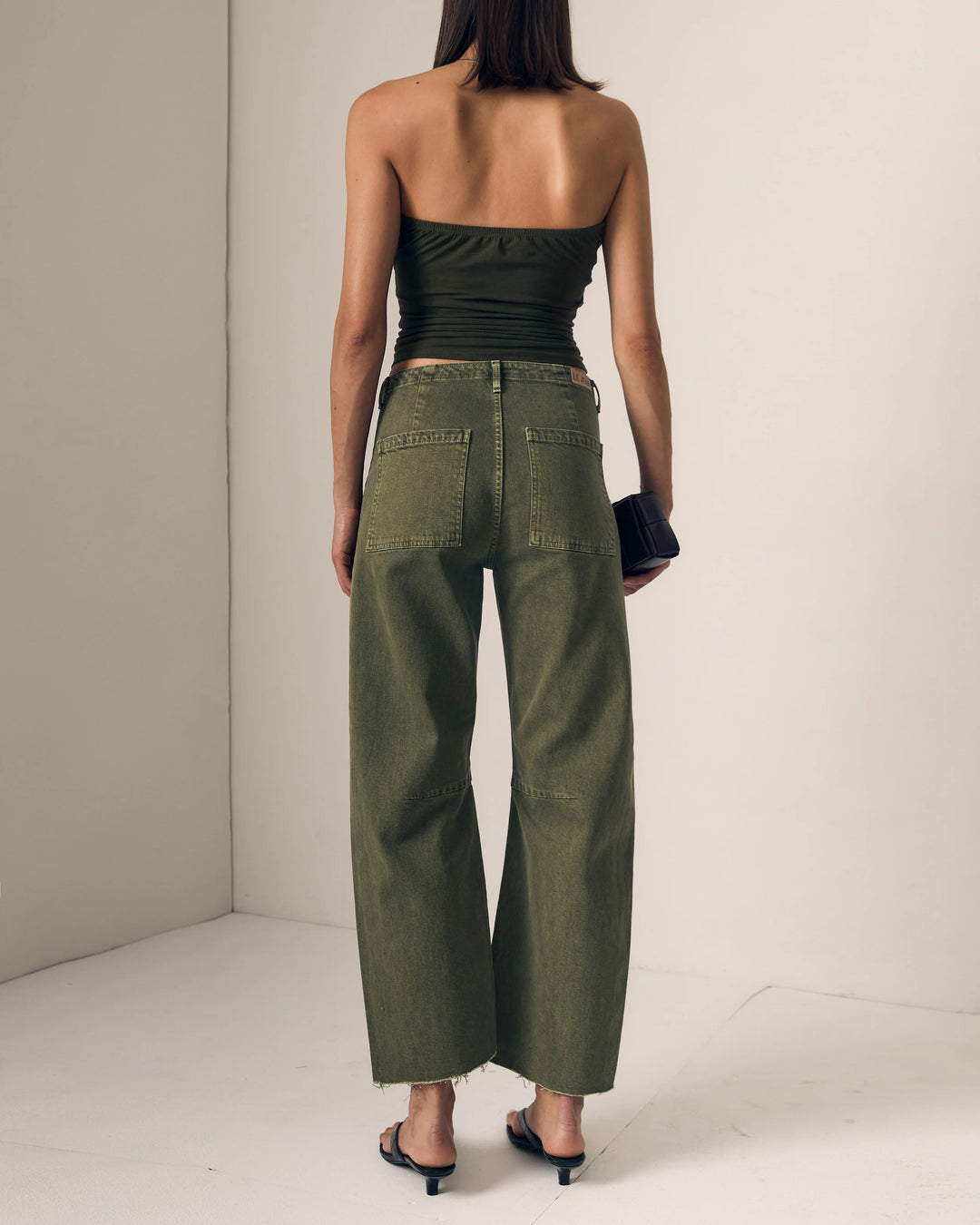Le Jean - Utility Soft Barrel in Olive Green