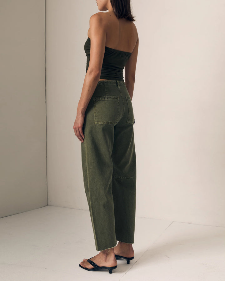 Le Jean - Utility Soft Barrel in Olive Green