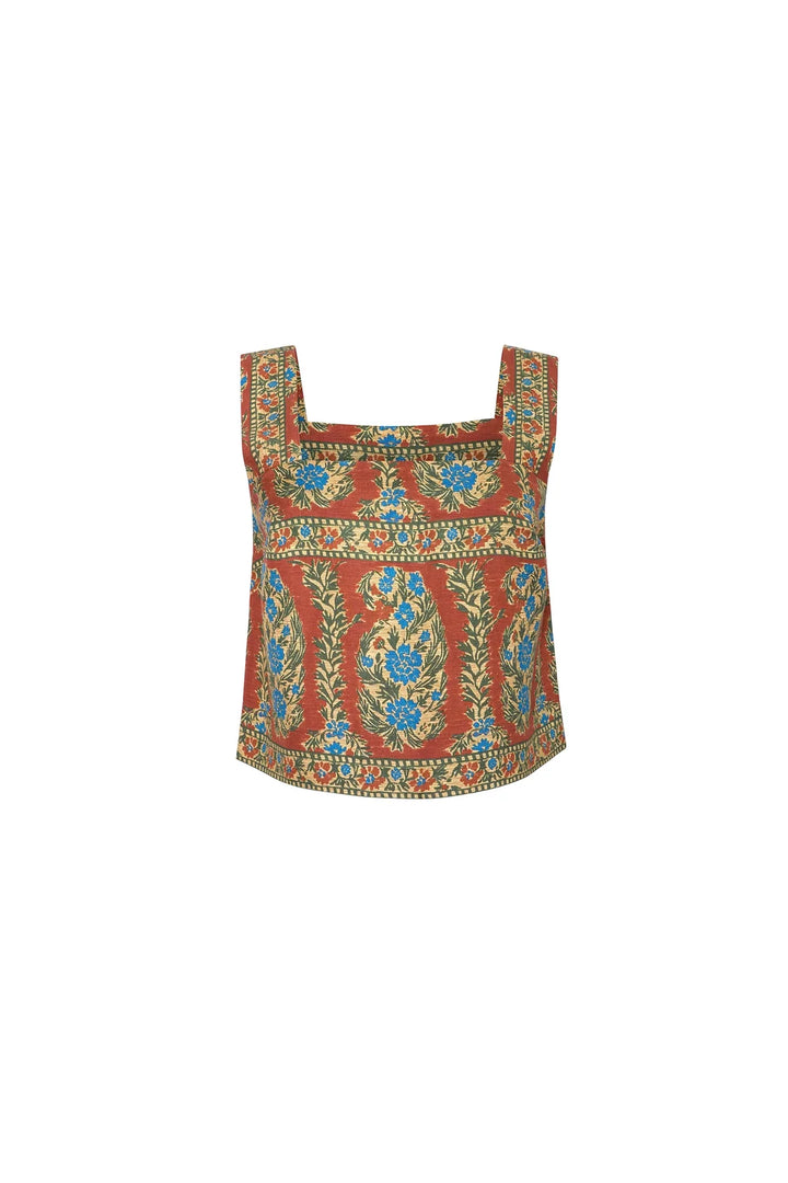 Hunter Bell – Corby Top in Amber Glen Brown