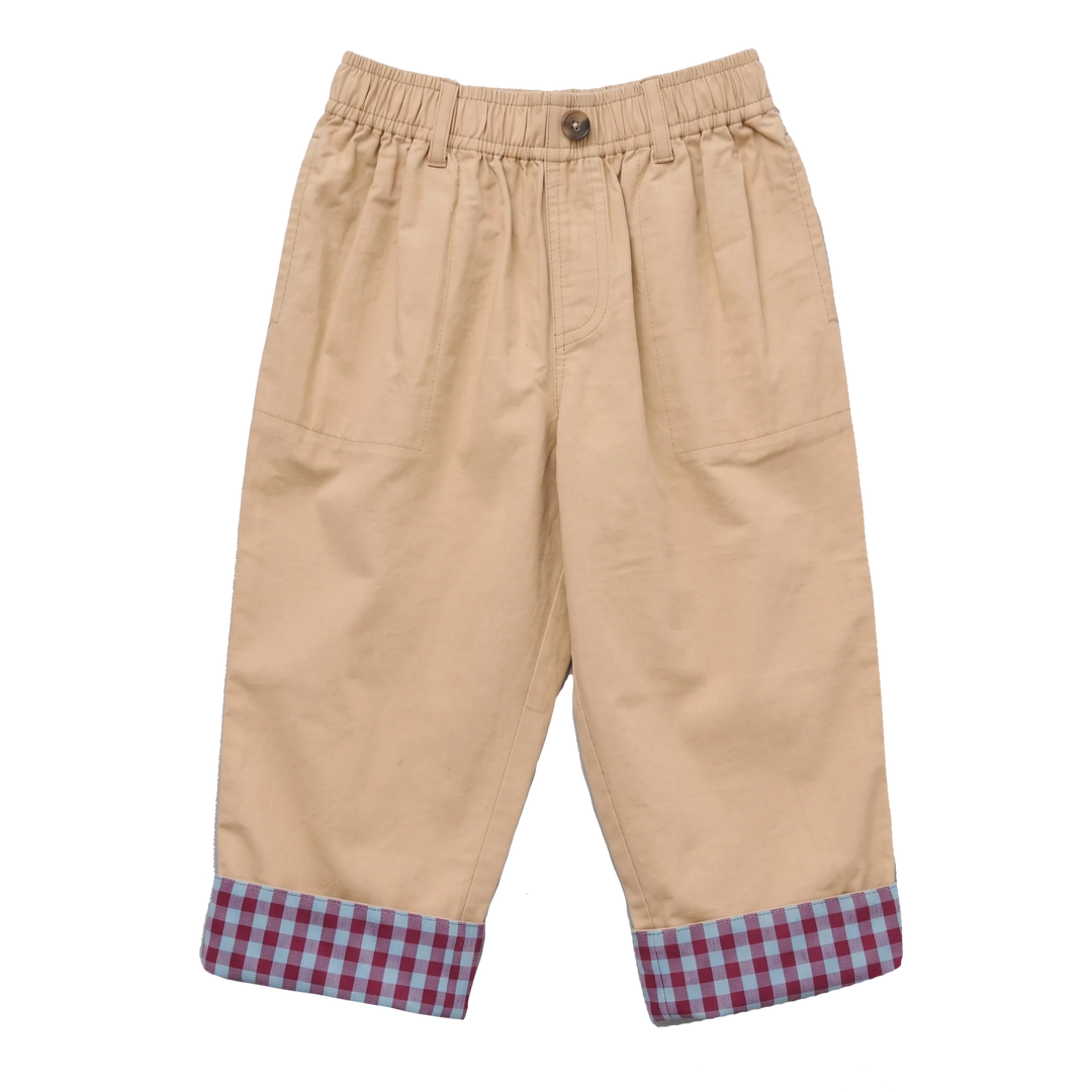 Pink Chicken – Boys Jackson Pant in Khaki