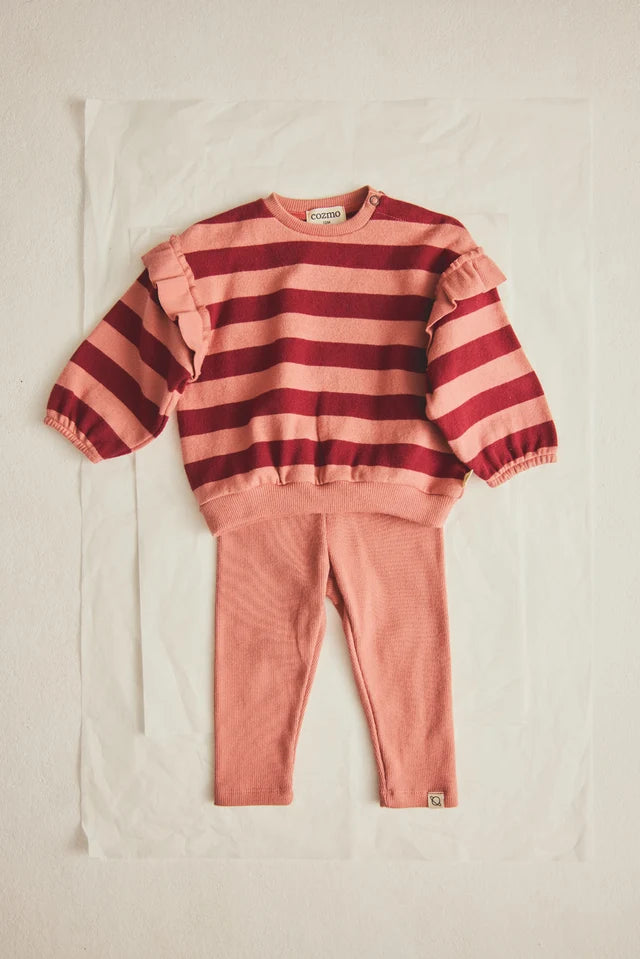 Cozmo- Denia Soft Brushed Stripe Sweater