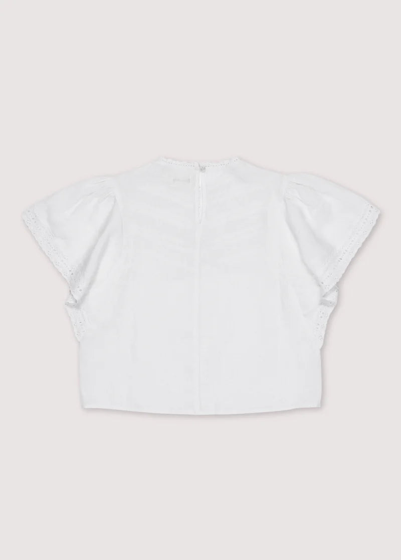 The New Society – Downey Blouse in White
