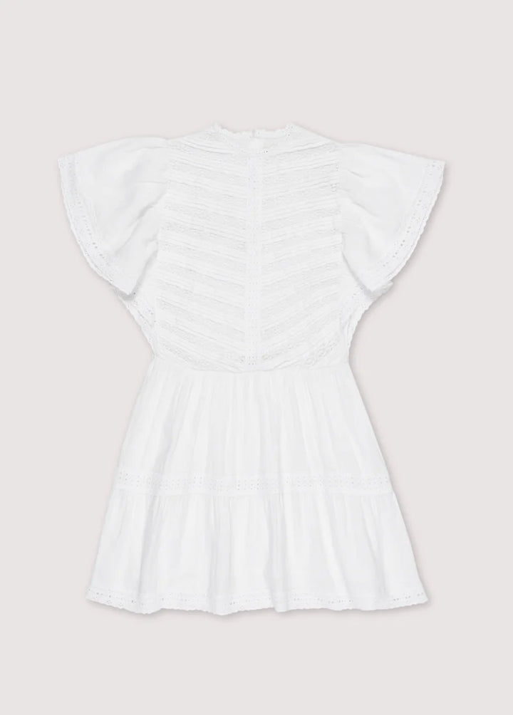 The New Society – Downey Dress in White