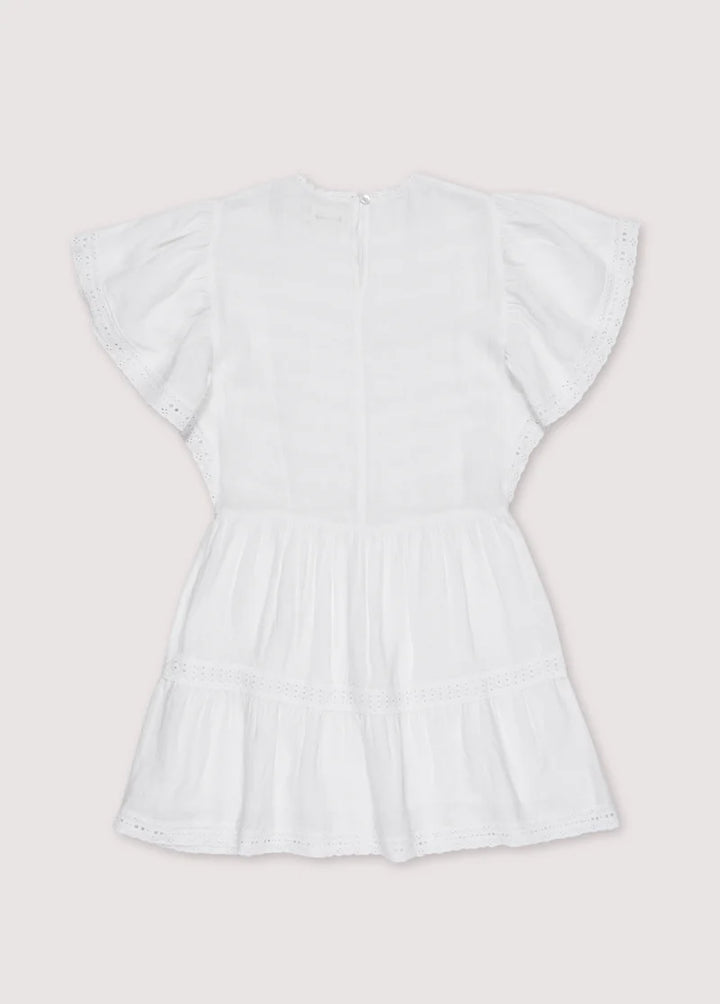 The New Society – Downey Dress in White