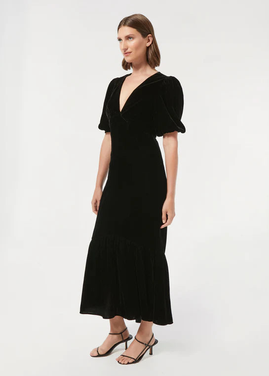 Rhode – Ester Dress in Black Velvet