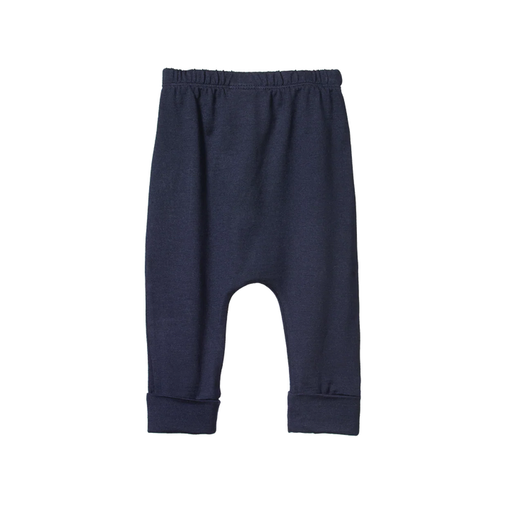 Nature Baby – Cotton Drawstring Pants in Navy