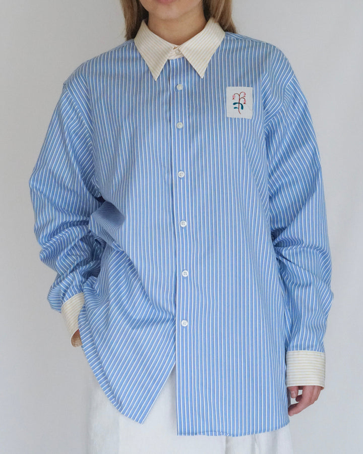 Proche - Upcycled Floral Stamp Shirt