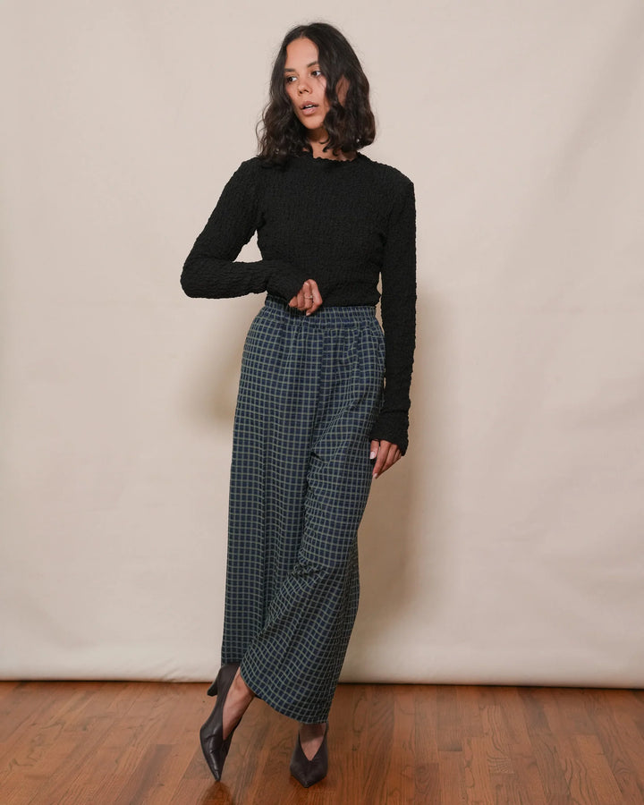 Proche - Organdy Plaid Sunday Pant