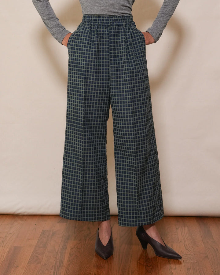 Proche - Organdy Plaid Sunday Pant