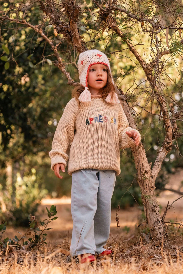 Wild Wawa- Aprés Ski Sweater in Ecru