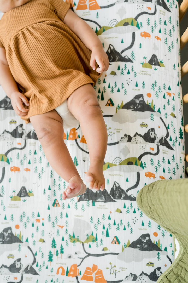 Clementine Kids – National Parks Crib Sheet