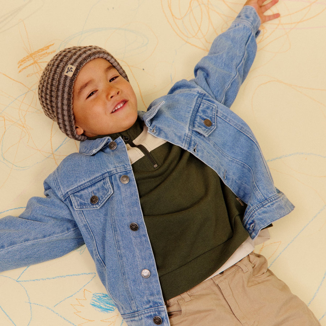 WHEAT – Bowie Jacket in Light Blue Denim
