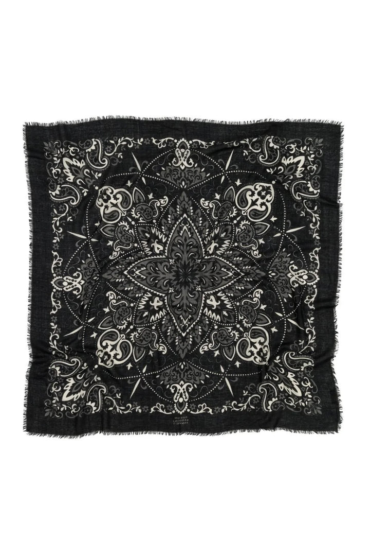 Maison Lecomte Flament – Cashmere Bandana in Black