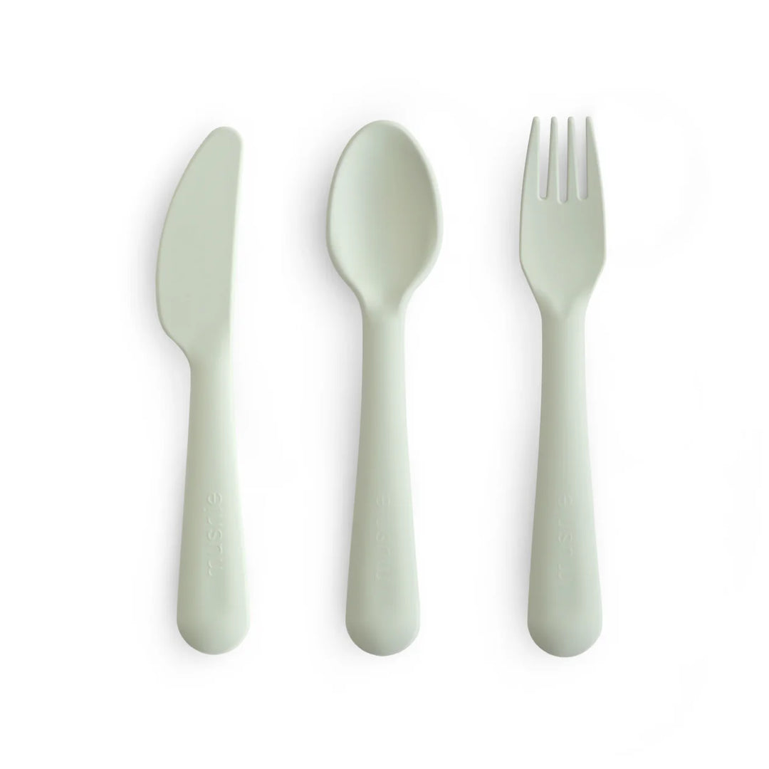 Mushie - Dinnerware Cutlery Set in Sage