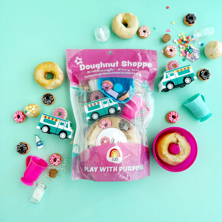 Earth Grown KidDoughs - Kid Dough Play Kit in Doughnut Shoppe