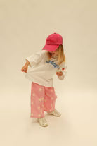 Sunday Siblings- Dusty Star Pants in Pink