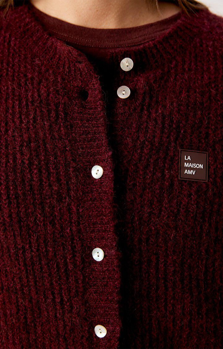 American Vintage – East Cardigan Vest in Acerola Melange