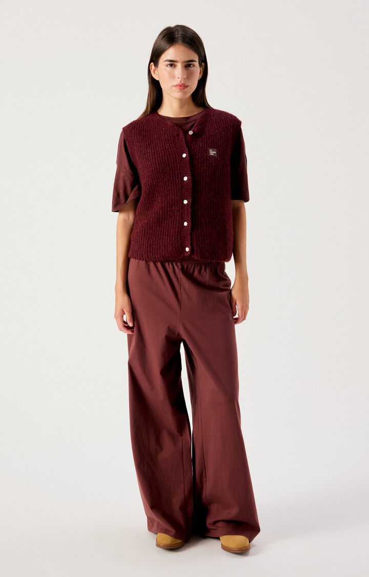 American Vintage – East Cardigan Vest in Acerola Melange