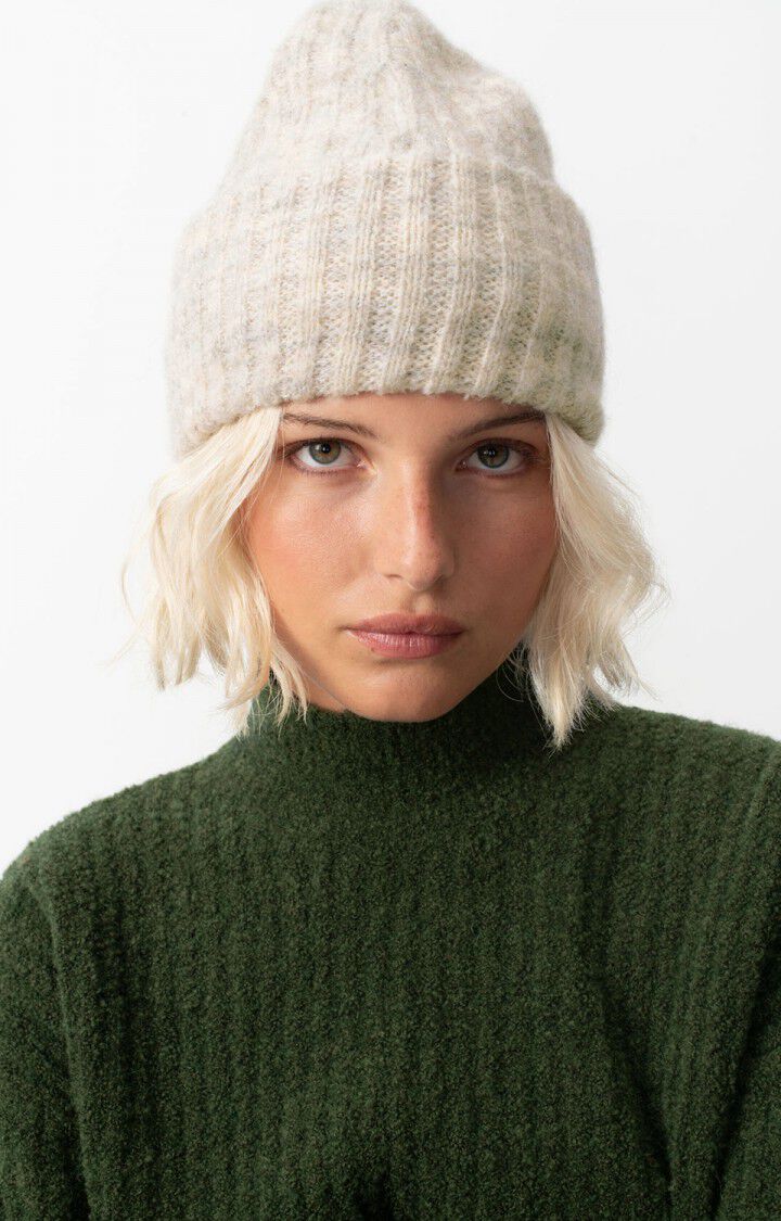 American Vintage – East  Beanie in Powder Snow Melange