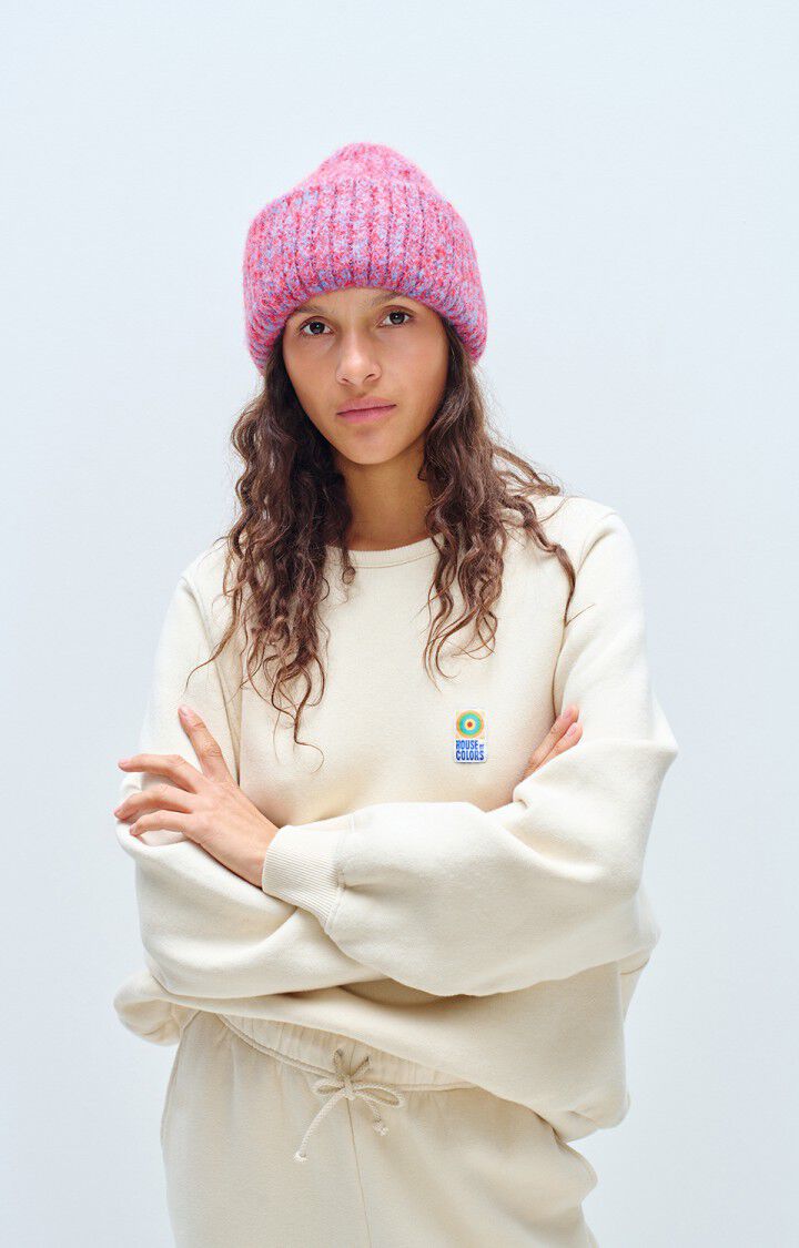 American Vintage – East Beanie in Heathered Chili Red