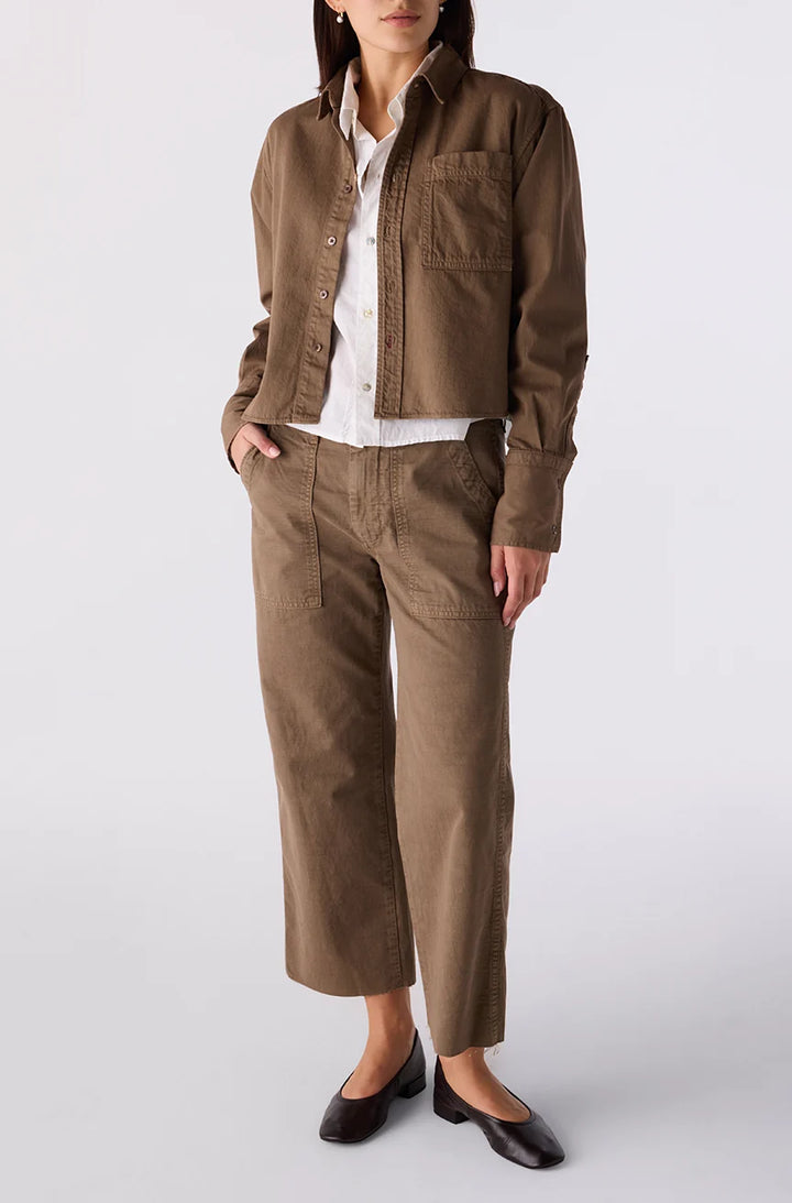 AMO Denim – Easy Army Slouch Crop in Root
