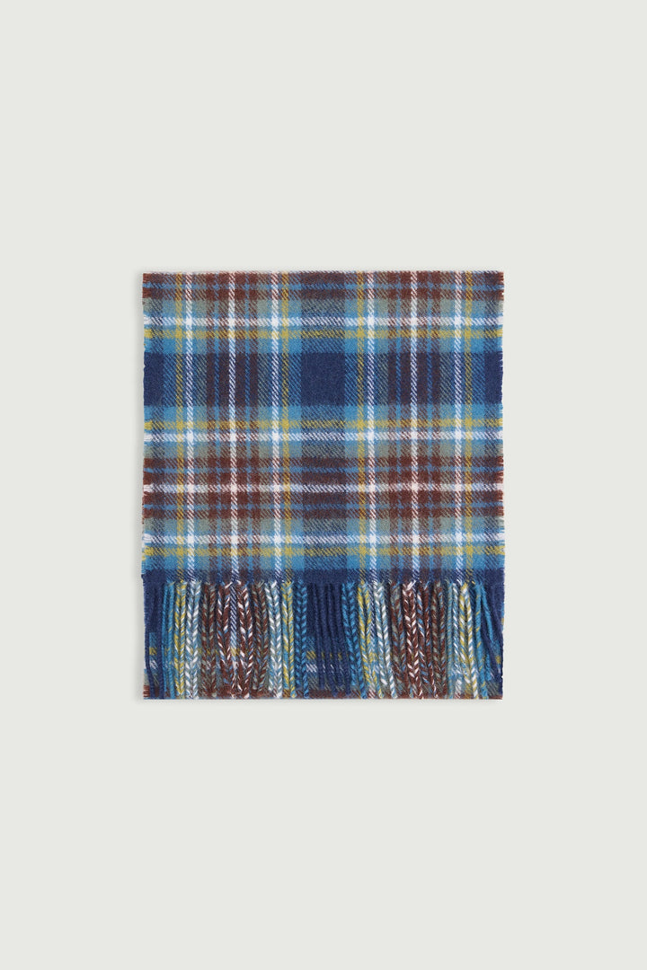 Soeur – Kela Scarf in Blue and Brown Plaid
