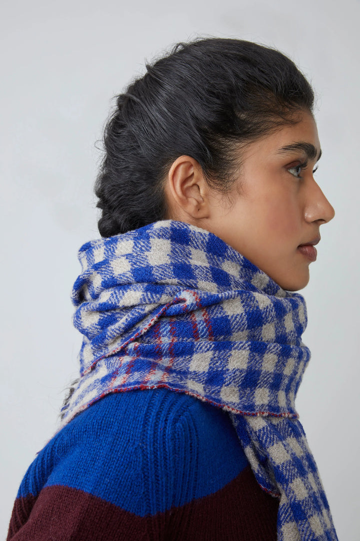 Moismont – Scarf No. 703 in Royal Blue