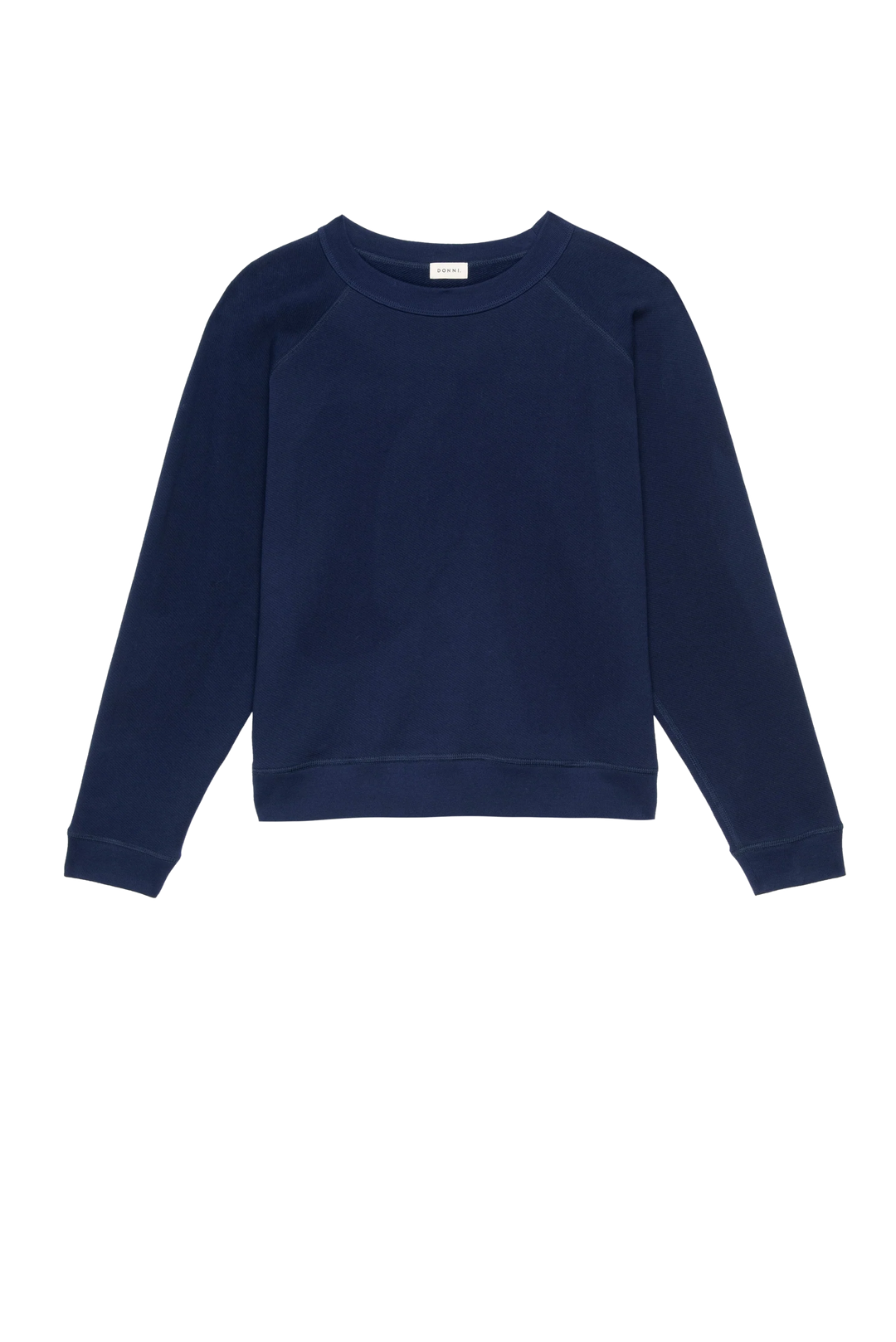 Donni – Eco Terry Crewneck in Navy