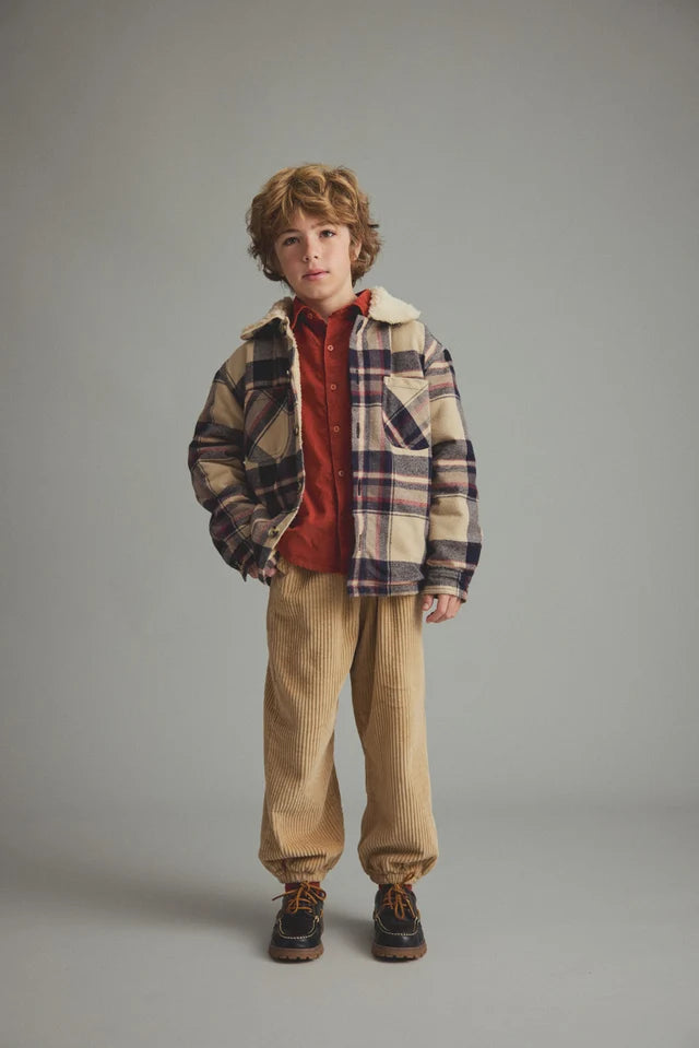 Cozmo- Eider Wide Corduroy Joggers in Camel