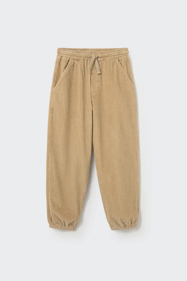 Cozmo- Eider Wide Corduroy Joggers in Camel