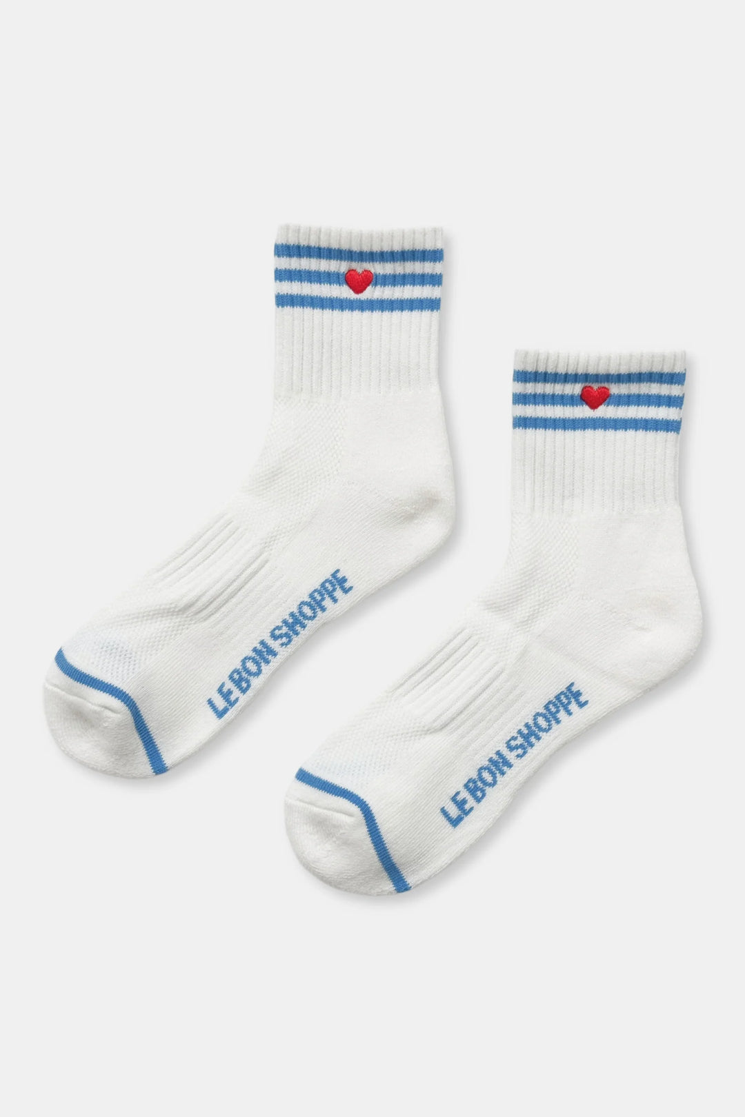 Le Bon Shoppe - Heart Embroidered Girlfriend Socks