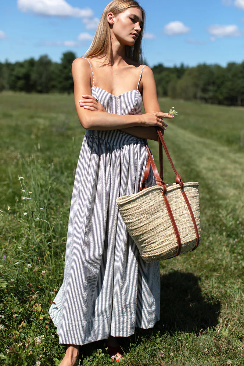 Emerson Fry - Cotton Day Dress in Newburyport Stripe