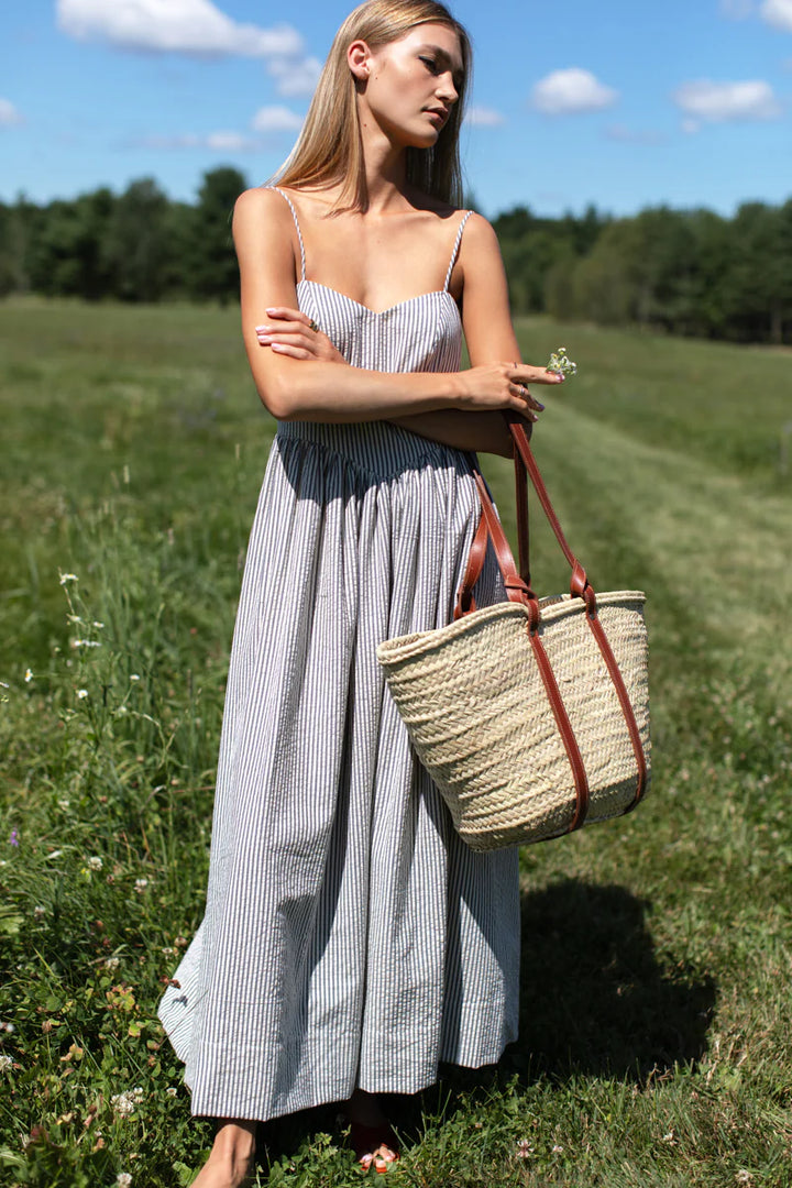 Emerson Fry - Cotton Day Dress in Newburyport Stripe