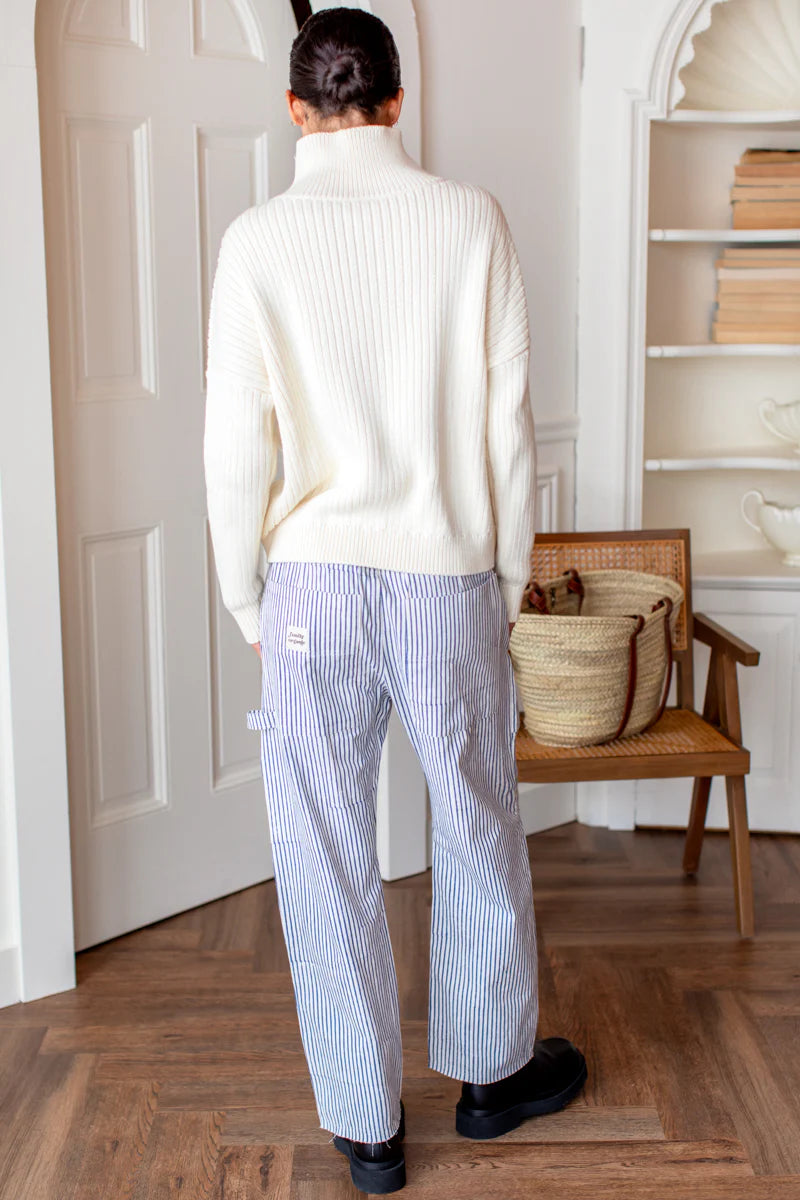 Emerson Fry – Family Cargo Pant in Indigo Stripe