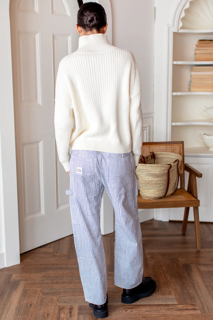 Emerson Fry – Family Cargo Pant in Indigo Stripe