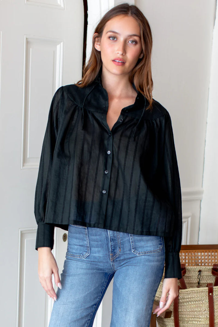 Emerson Fry – Camille Blouse in Black