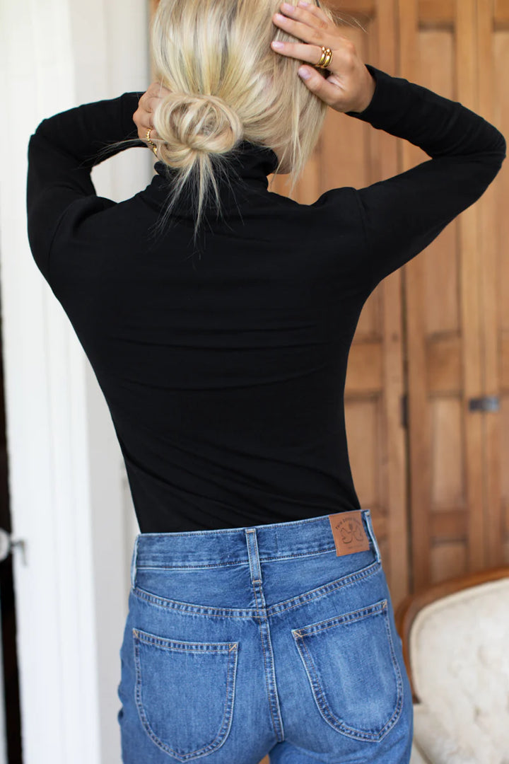 Emerson Fry – Little Turtleneck in Black