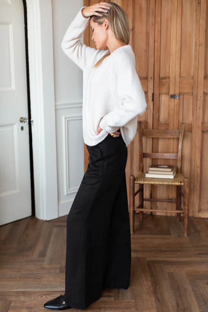 Emerson Fry – Tulip Trouser in Black Tencel
