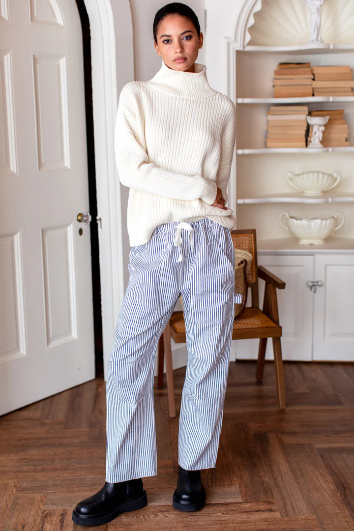 Emerson Fry – Family Cargo Pant in Indigo Stripe